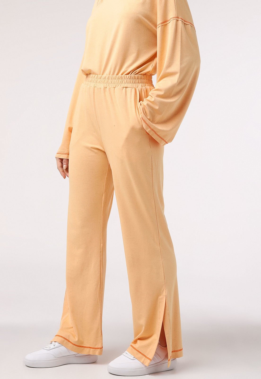 Imagem principal Calça Salinas Wide Leg Fendas Salinas laranja