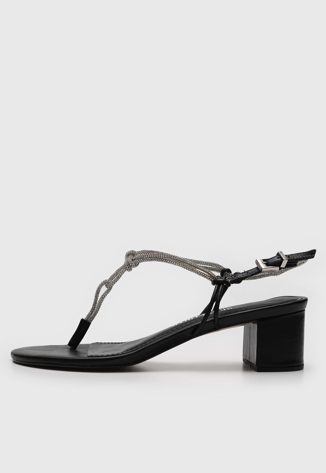 Imagem principal Sandália Santa Lolla Tira Hotfix Preta Santa Lolla preto