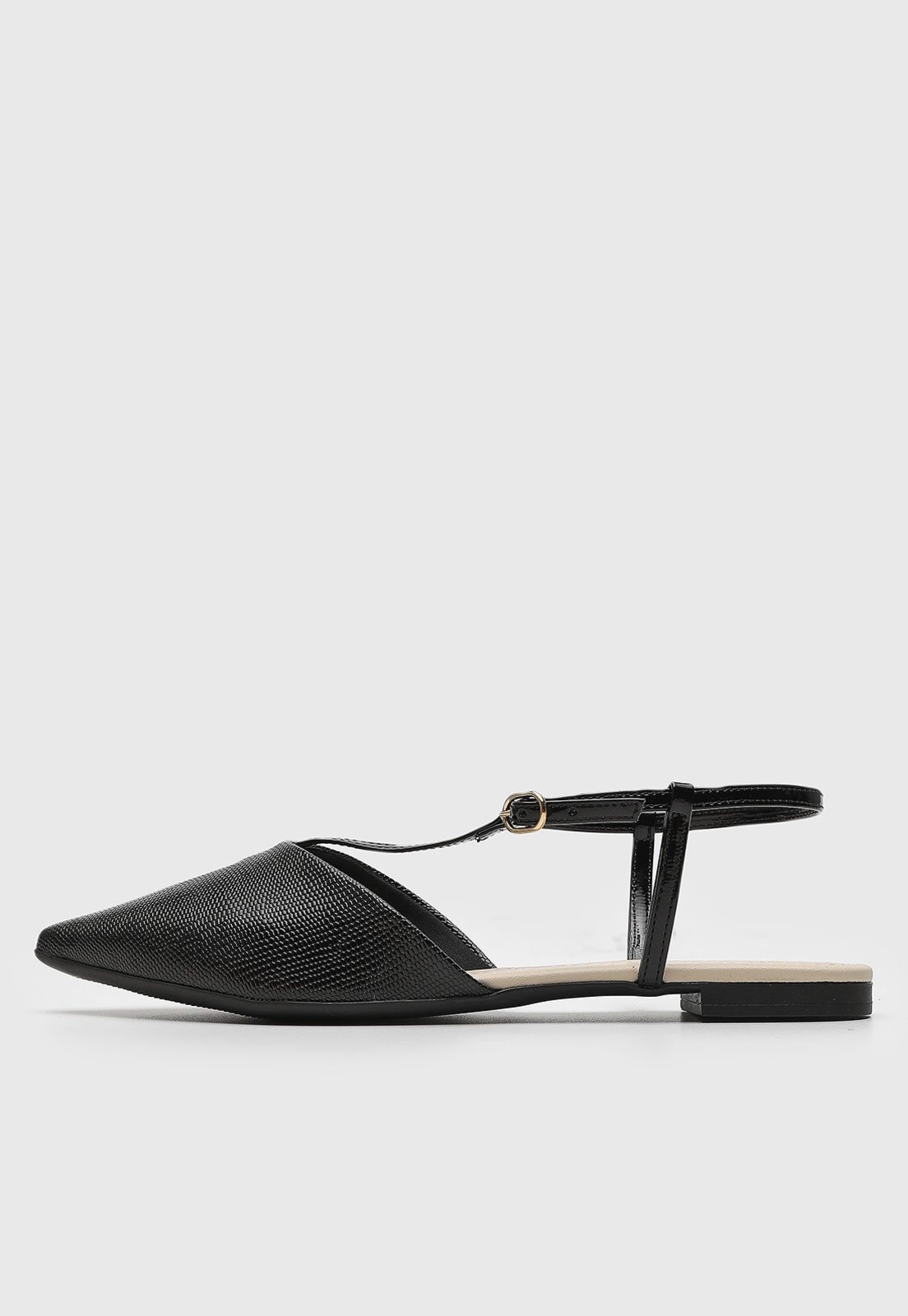 Imagem principal Sapatilha Slingback cê Lezard Preta BEBECÊ preto