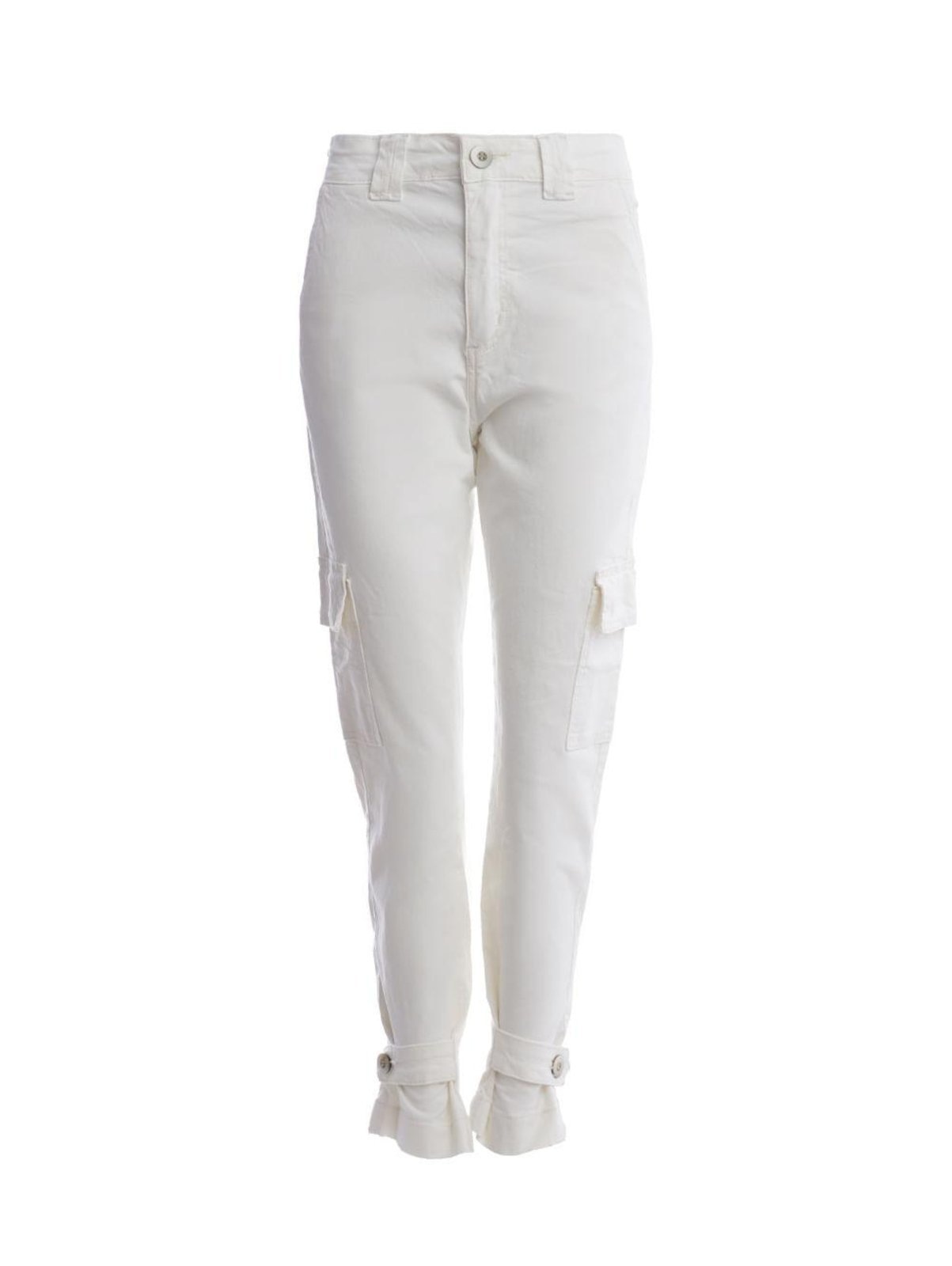 Imagem principal Calça Sarja Mom Cargo Sawary Feminina OFF WHITE Sawary off-white white