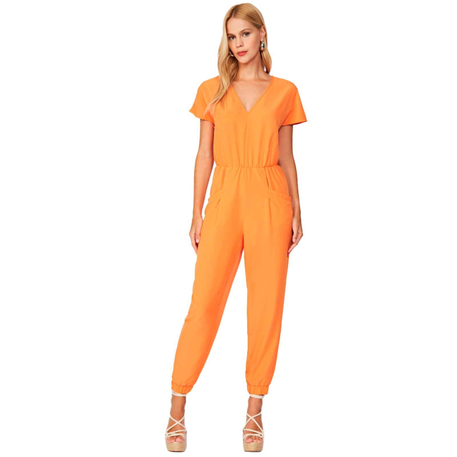 Imagem principal Macacão Acostamento Fashion Pr25 Feminino Acostamento laranja