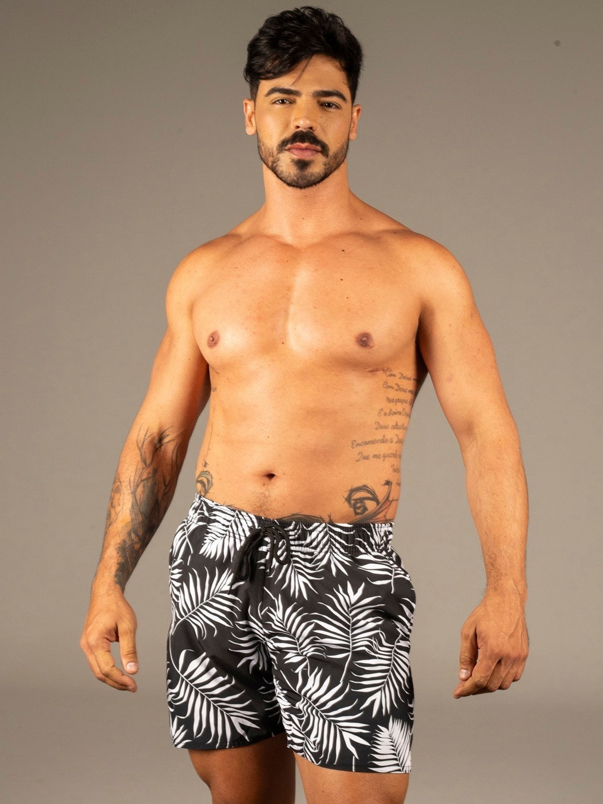 Imagem principal Short Bermuda Praia Dulk Premium Dulk azul/floral