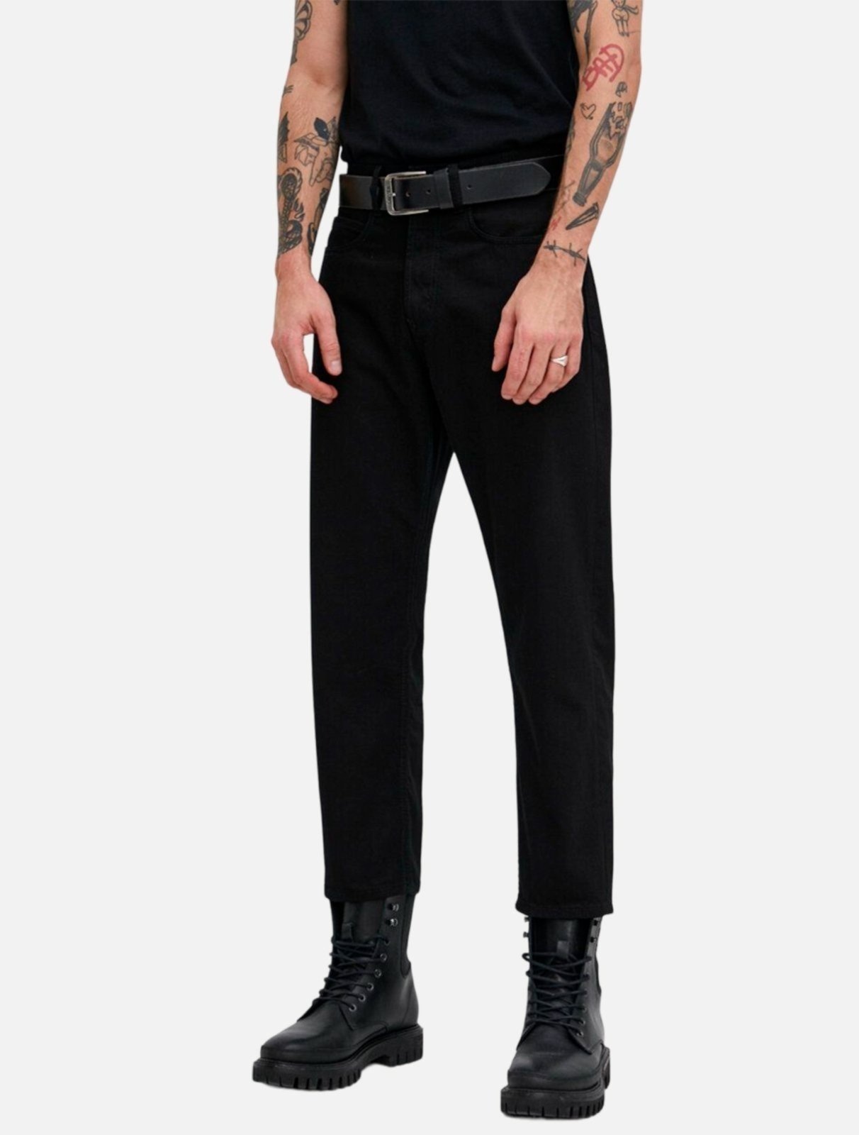 Imagem principal Calça Hugo Boss 340 Jeans Loose Tapered Preta Hugo Boss preto