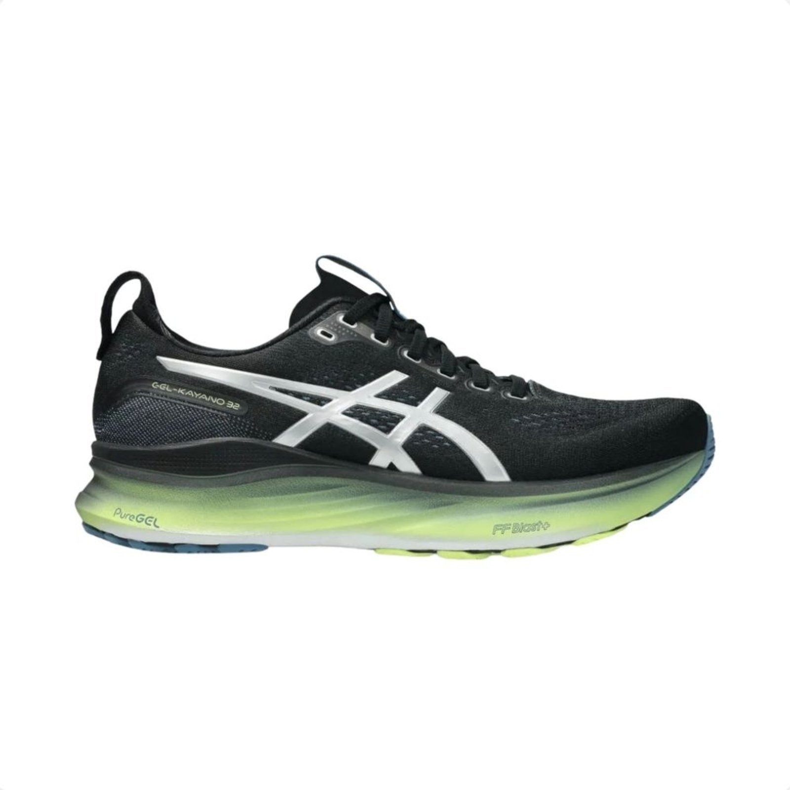 Imagem principal Tênis Running Masculino Asics Kayano 32 Luxe Preto E Verde ASICS preto verde