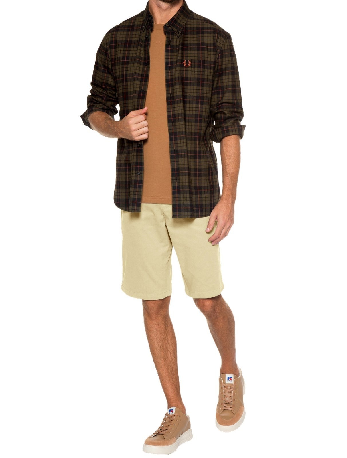 Imagem principal Bermuda VR Masculina Chino Vic Max Parachute VR cáqui