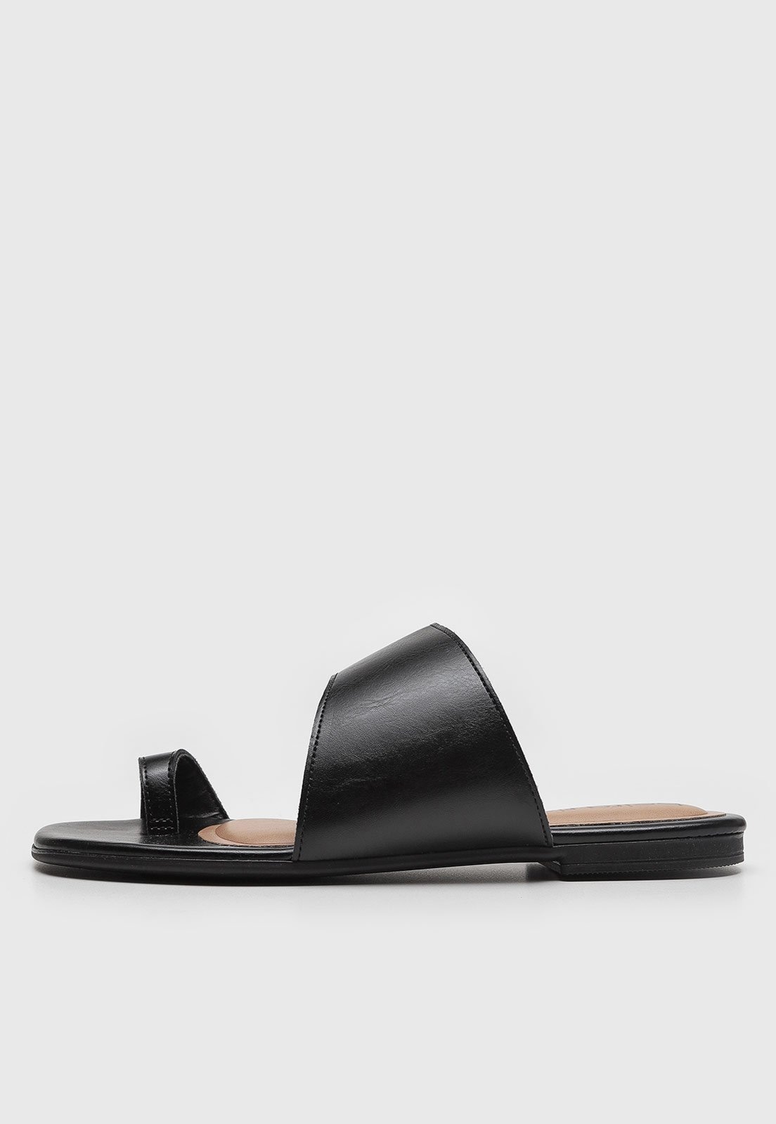 Imagem principal Rasteira Feminina Beira Rio Tiras Largas Preta BEIRA RIO preto