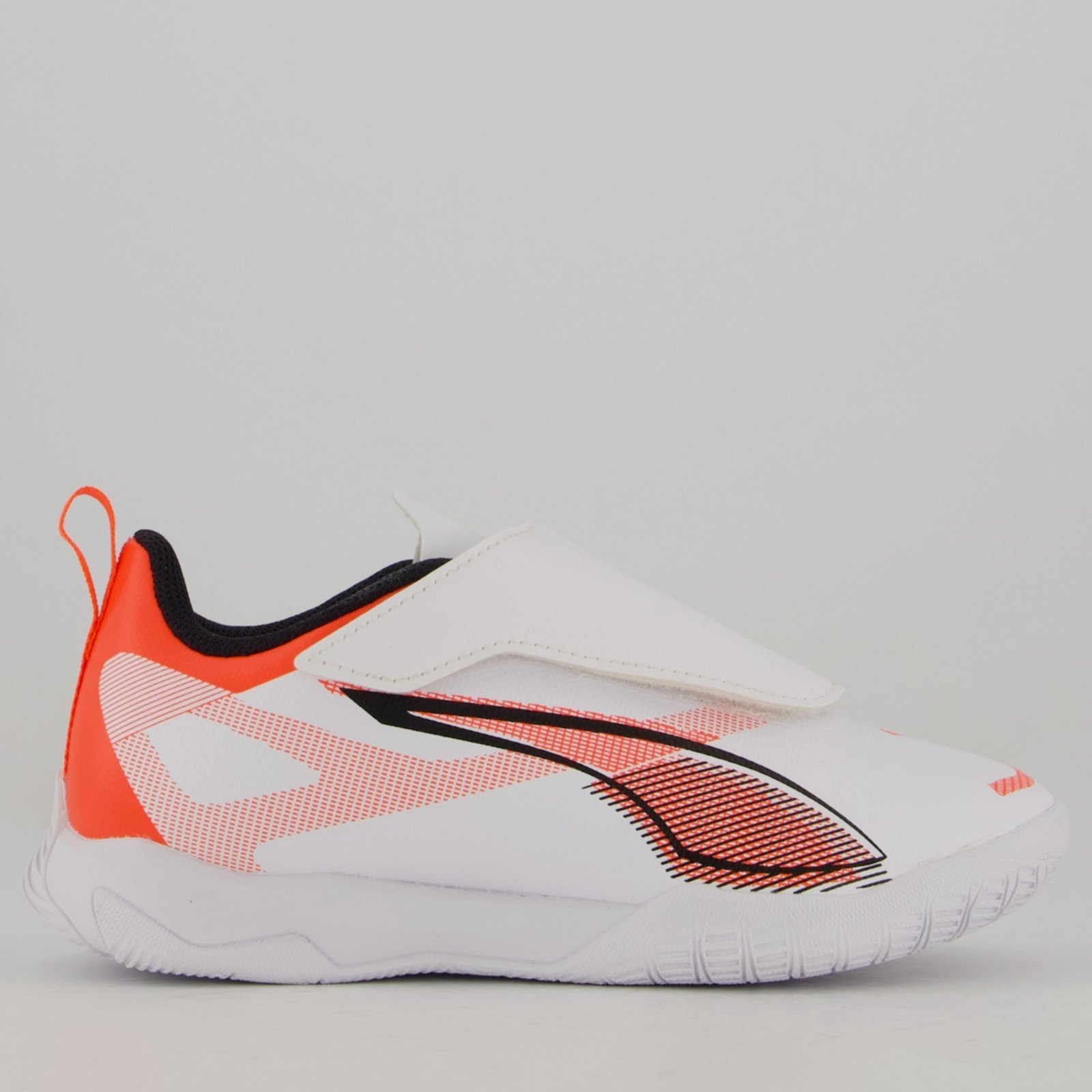 Imagem principal Chuteira Puma Ultra 5 Play V IT Futsal Branca e Laranja Puma branco