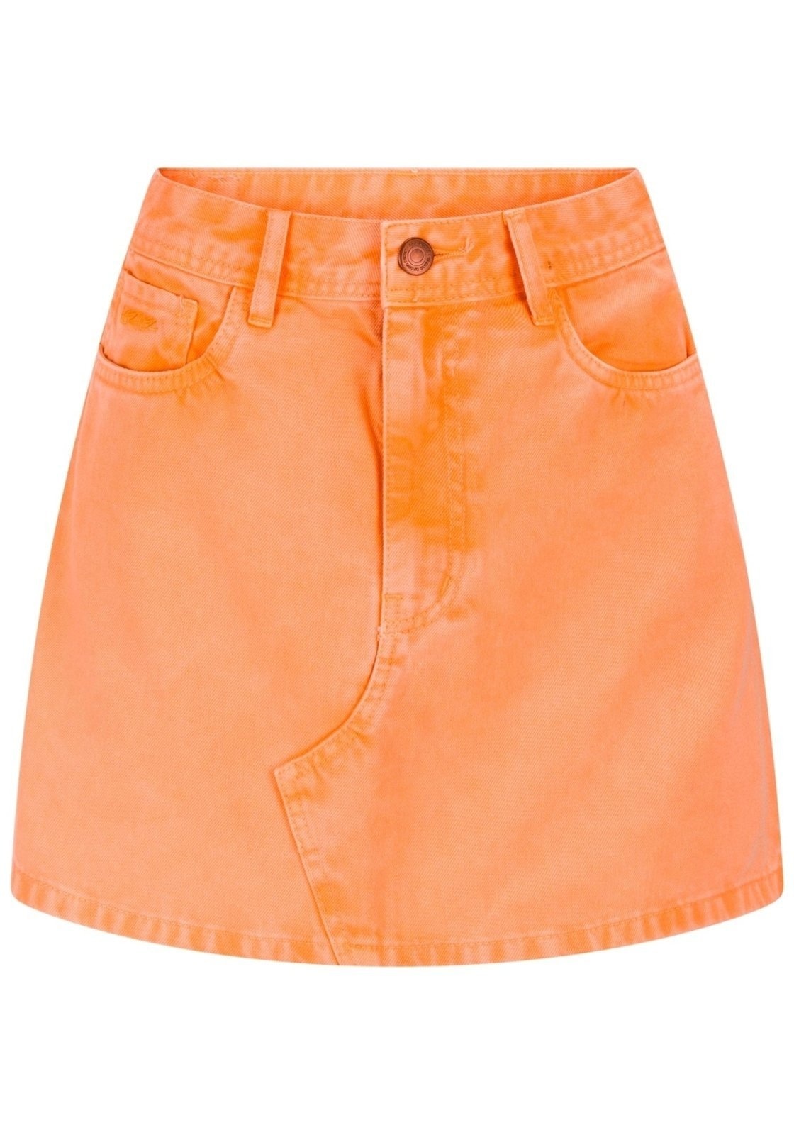 Imagem principal Saia Curta Sarja Cintura Alta com Bolsos Lez a Lez laranja