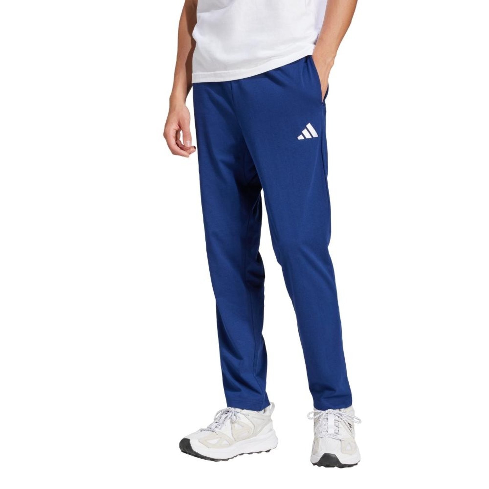 Imagem principal Calça Malha Simples Essentials Small Logo adidas Sportswear adidas Sportswear azul