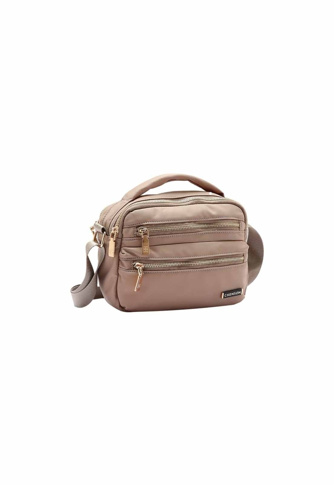 Imagem principal Bolsa Feminina Chenson Original Twill Nylon Transversal 3784947 Chenson café