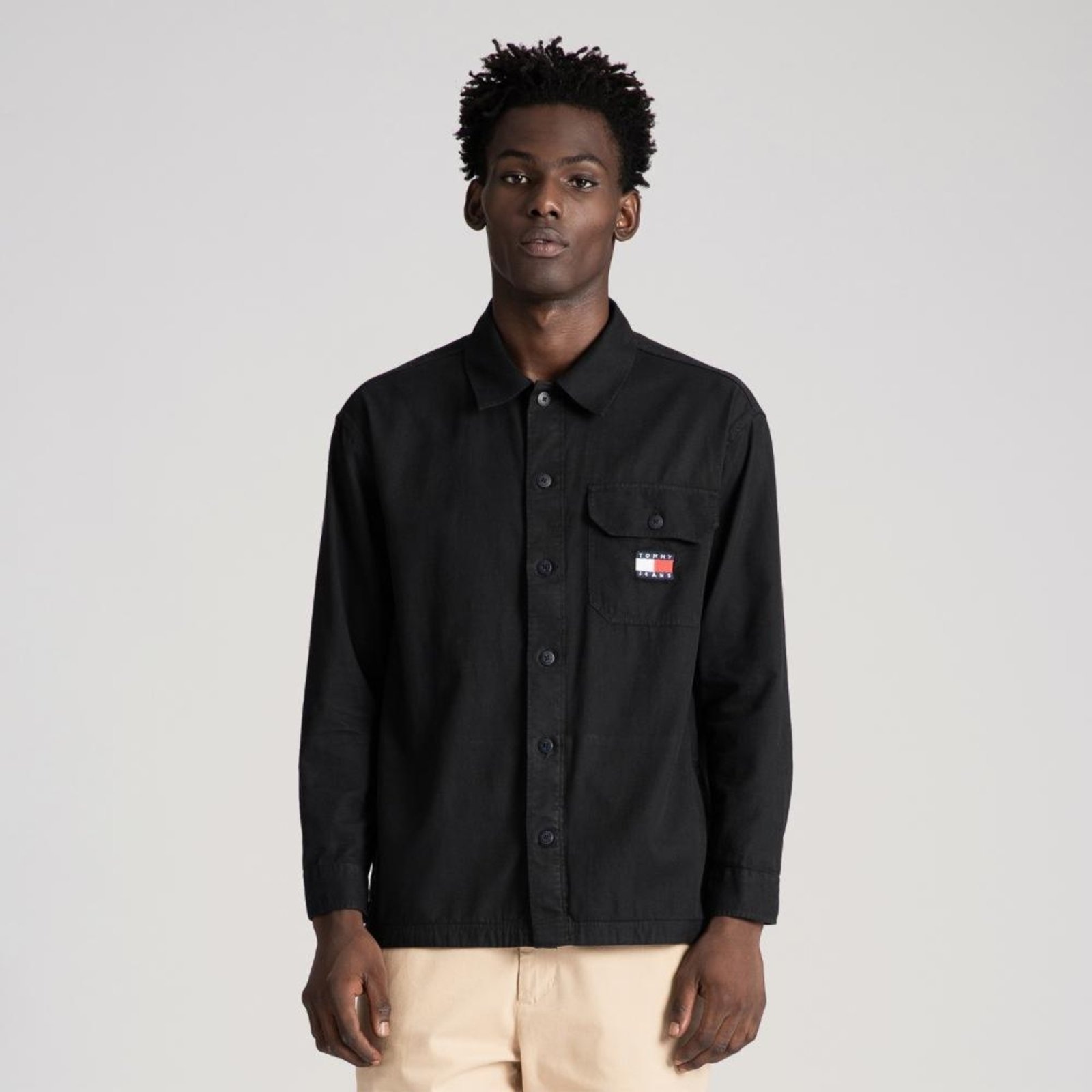 Imagem principal Camisa Relaxed Clássica Tommy Jeans-EEG Tommy Jeans preto