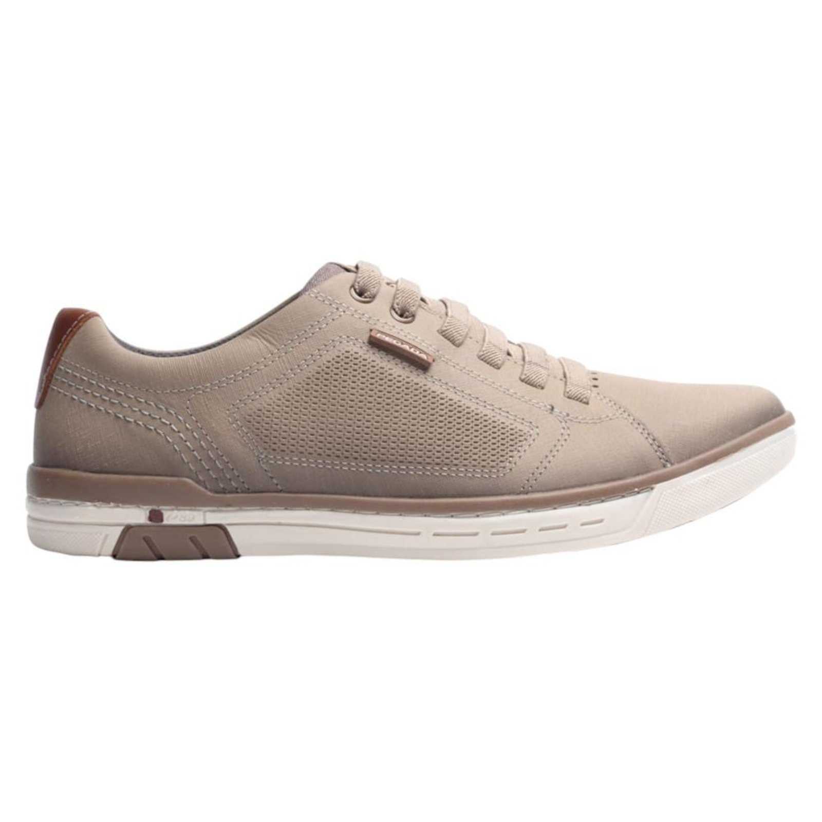 Imagem principal Tenis Sapatênis Pegada Couro Masculino Jeans Areia PEGADA bege