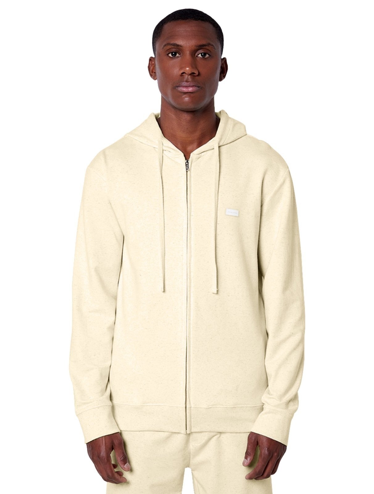 Imagem principal Moletom John John Masculino Hoodie New Tag Logo Areia Mescla John John bege/off-white