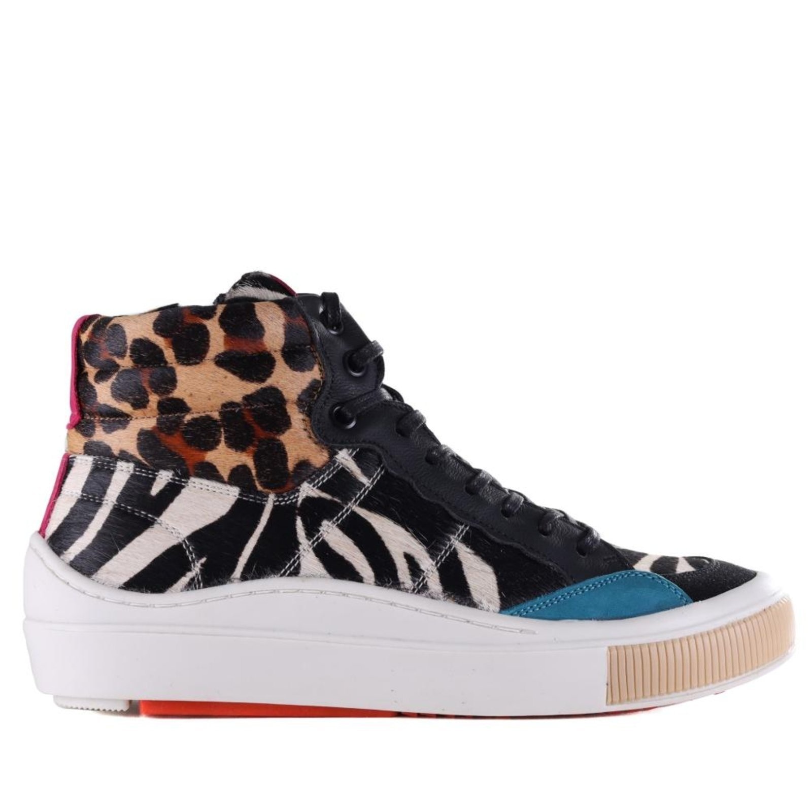 Imagem principal Tênis Feminino Zariff Cano Alto Mon001 Animal Print Zariff incolor