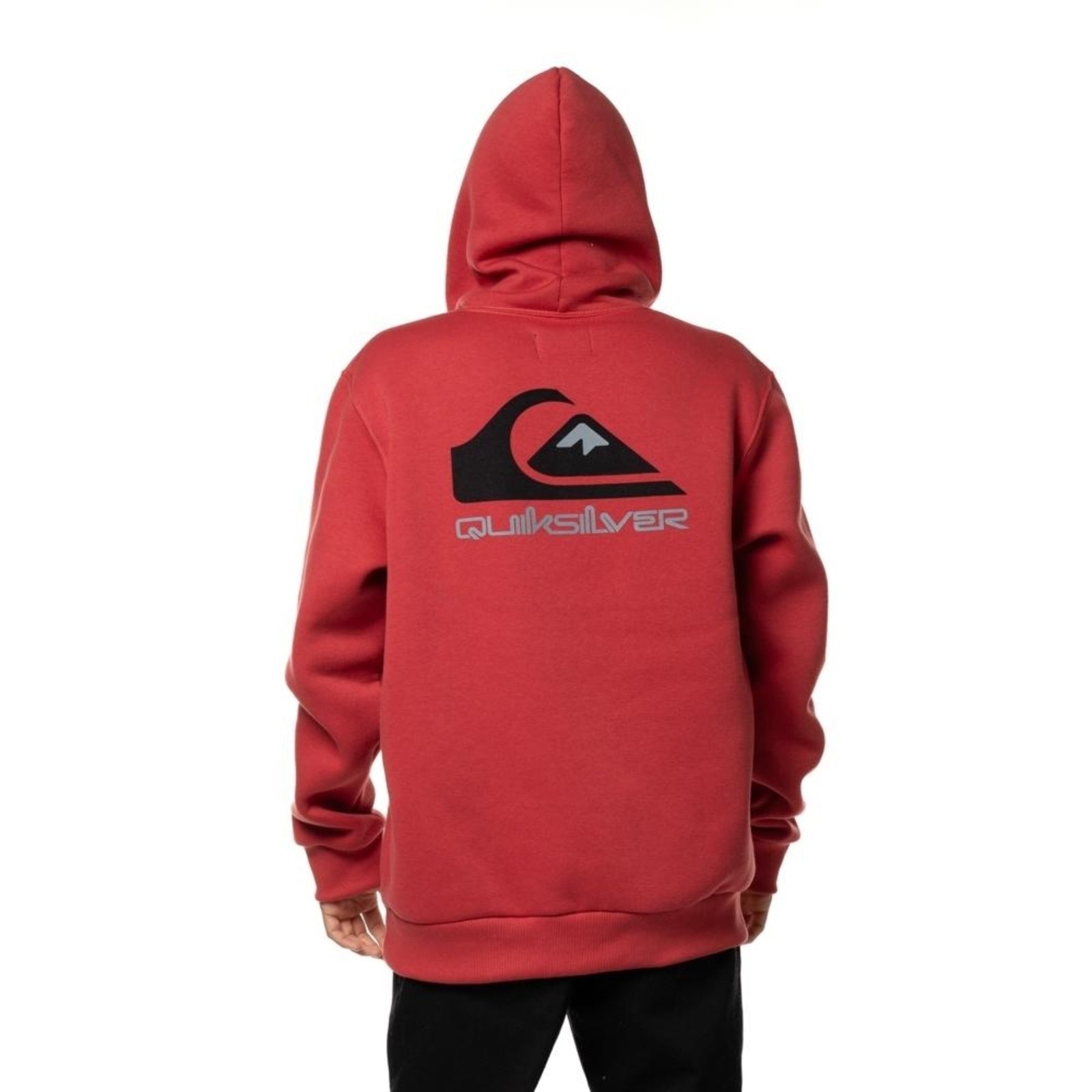 Imagem principal Moletom Quiksilver Canguru Omni Logo FC 305G WT24 Quiksilver vermelho