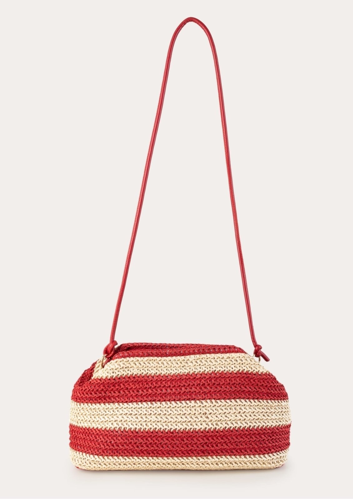 Imagem principal Bolsa Feminina Crossbody Em Palha Hering vermelho