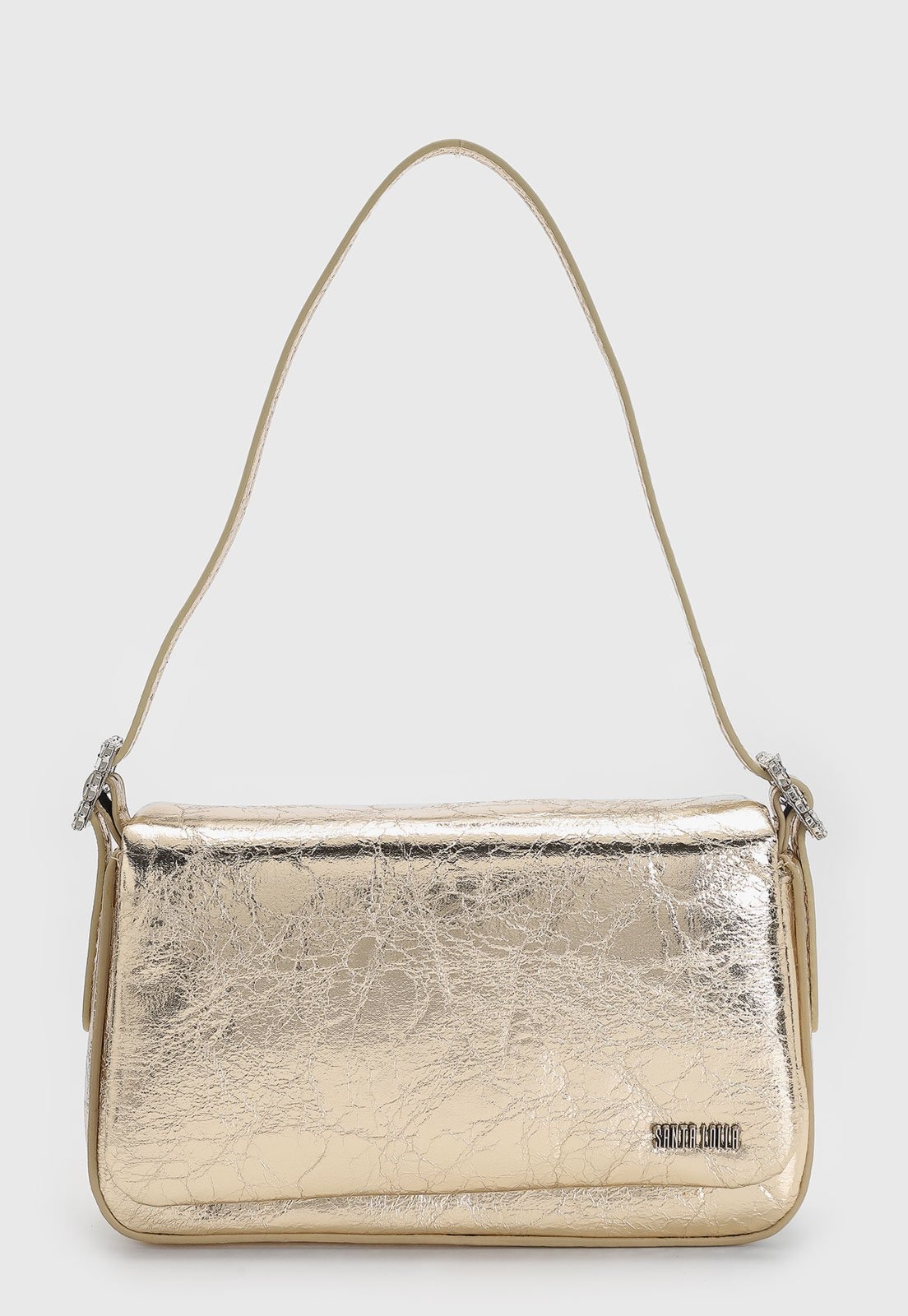 Imagem principal Bolsa Feminina Santa Lolla Média Metalizada Dourada Santa Lolla dourado