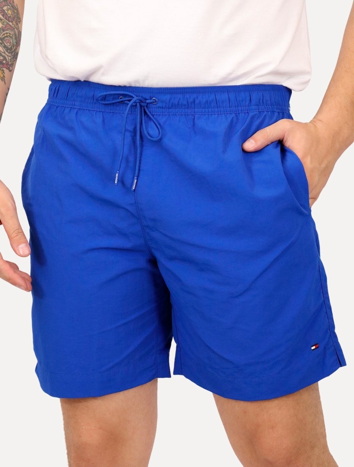 Imagem principal Short Tommy Hilfiger Masculino Regular Fit Long Drawstring Royal Tommy Hilfiger azul