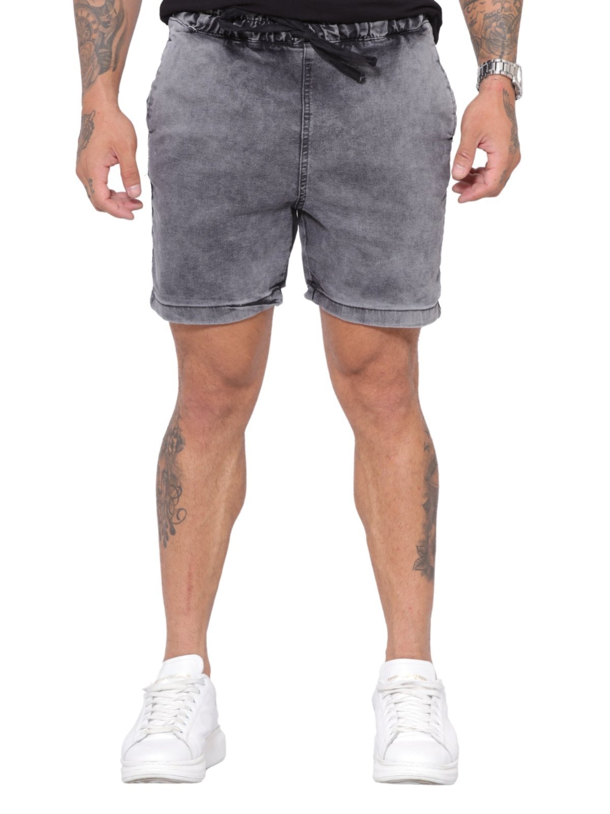 Imagem principal Short Bermuda Masculino Jeans Light com Elástico na Cintura com Elastano JEANS LIGHT grafite
