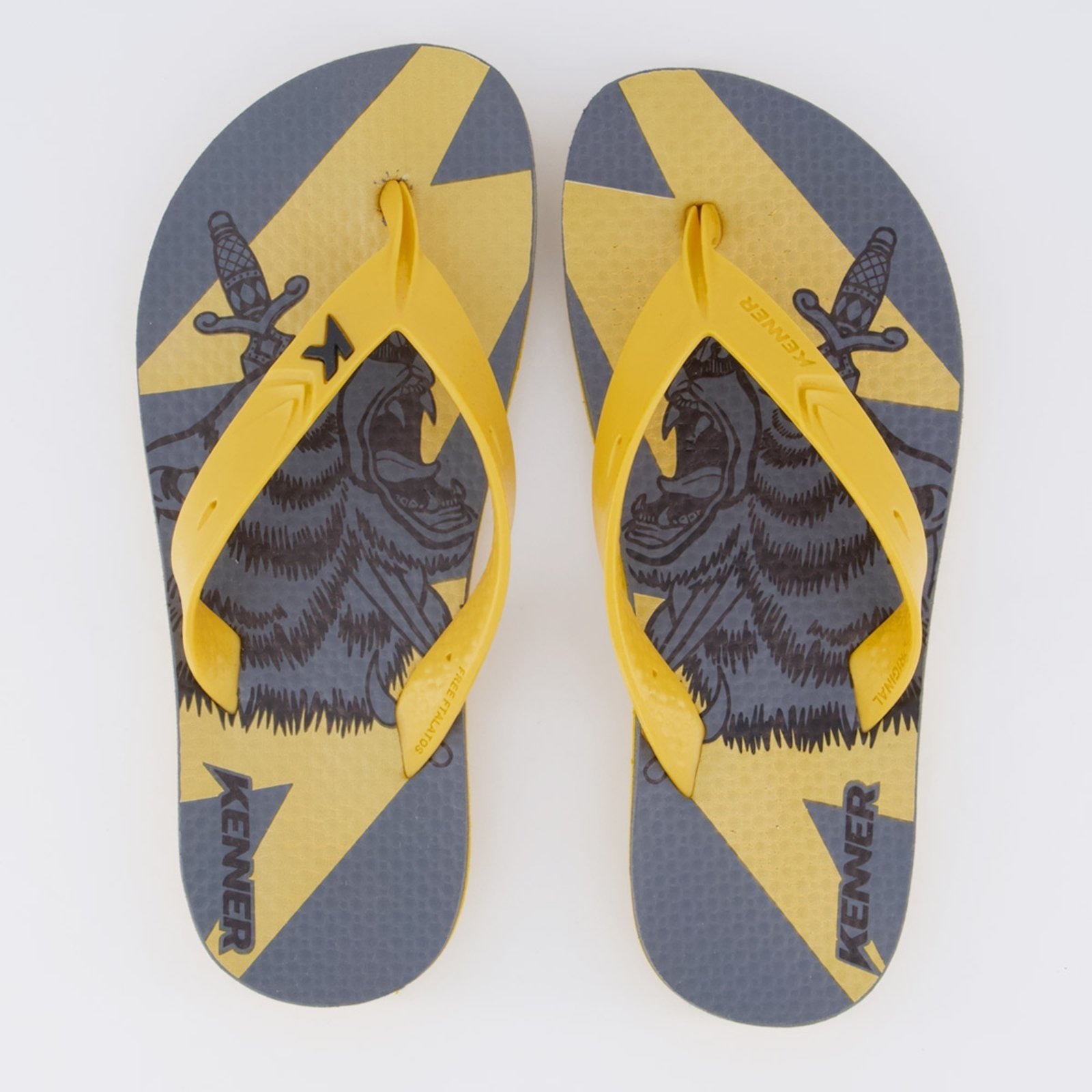 Imagem principal Chinelo Kenner Summer Tattoo Feminino 745 amarelo