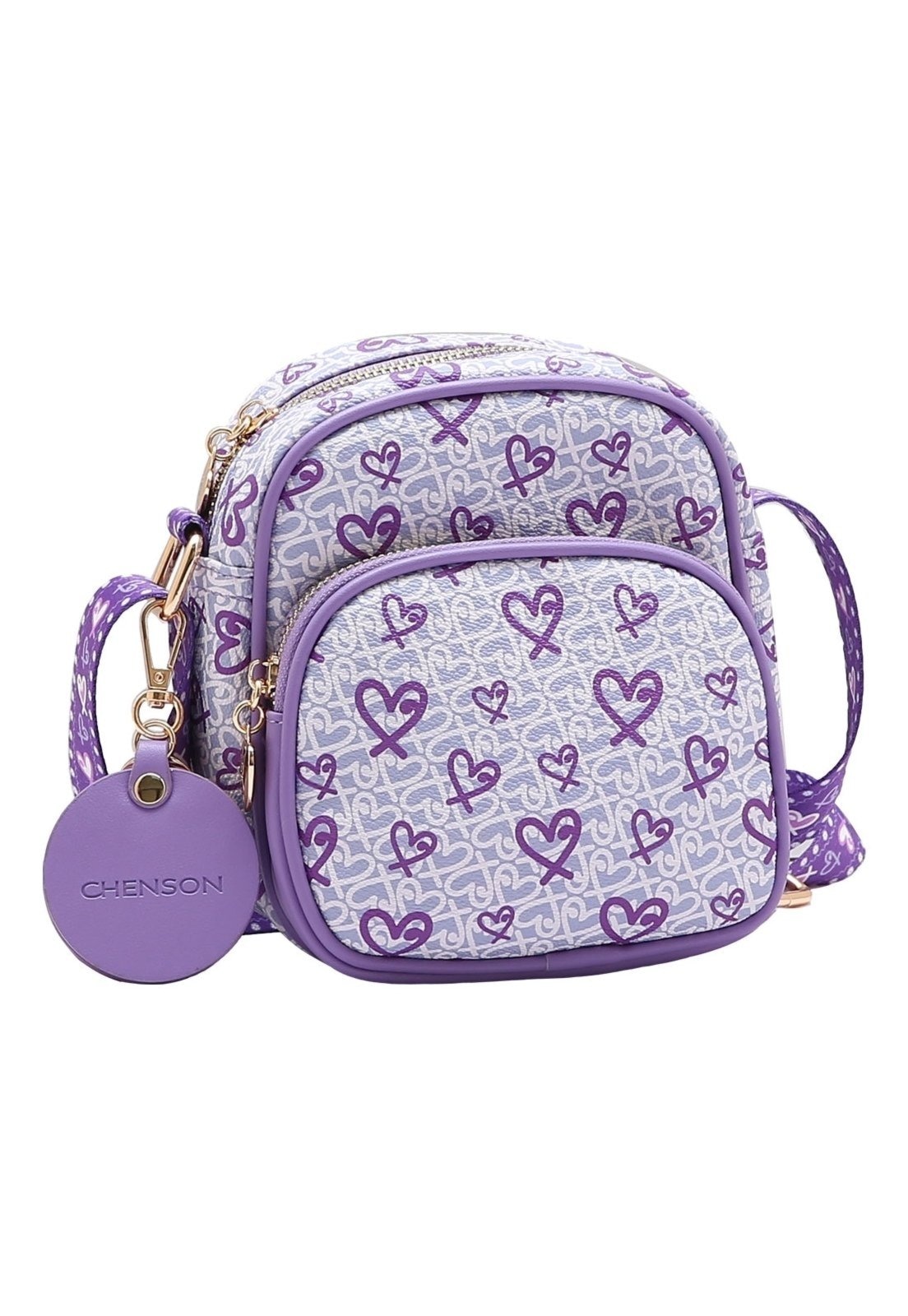 Imagem principal Bolsa Feminina Chenson Original Little Heart Transversal 3484965 Chenson rosa