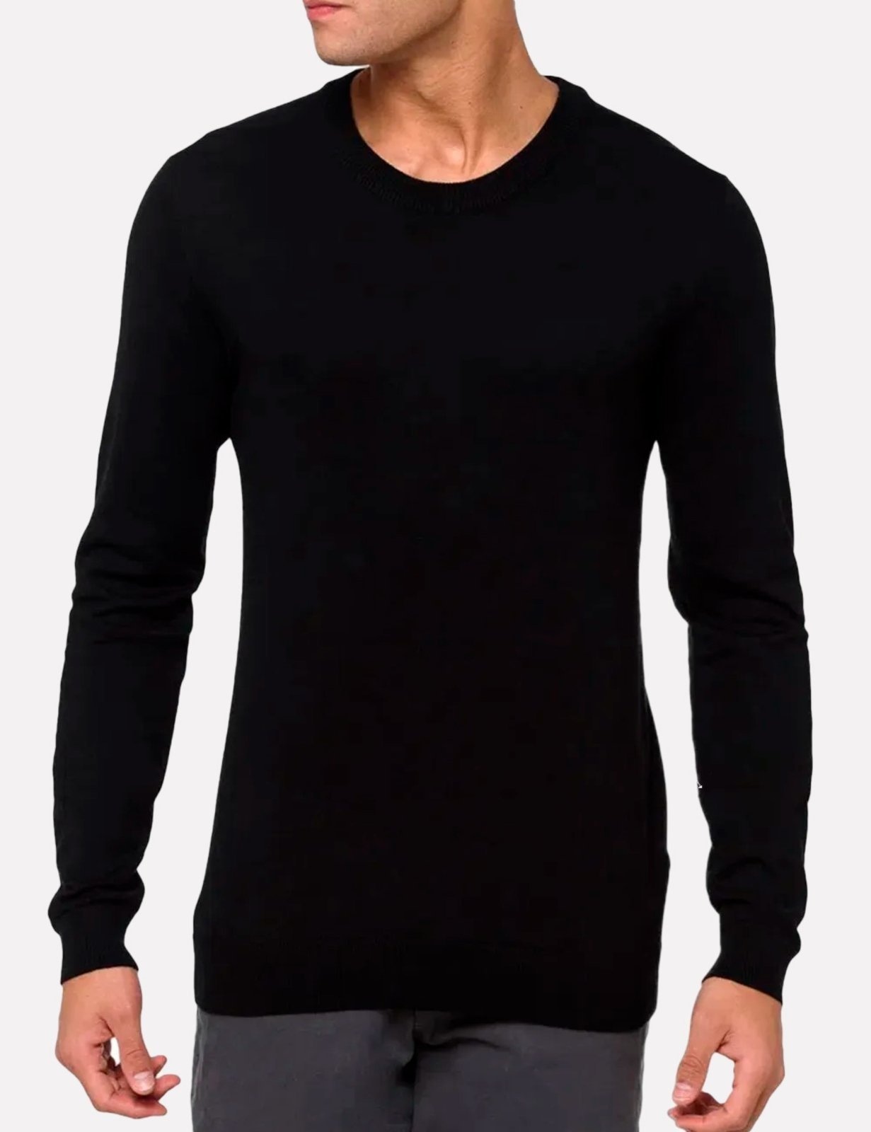 Imagem principal Suéter Calvin Klein Masculino Regular Tricot Calvin Klein preto