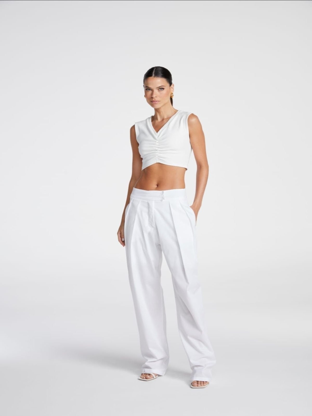 Imagem principal Calça Reta Zen em Tricoline ZEN rosa