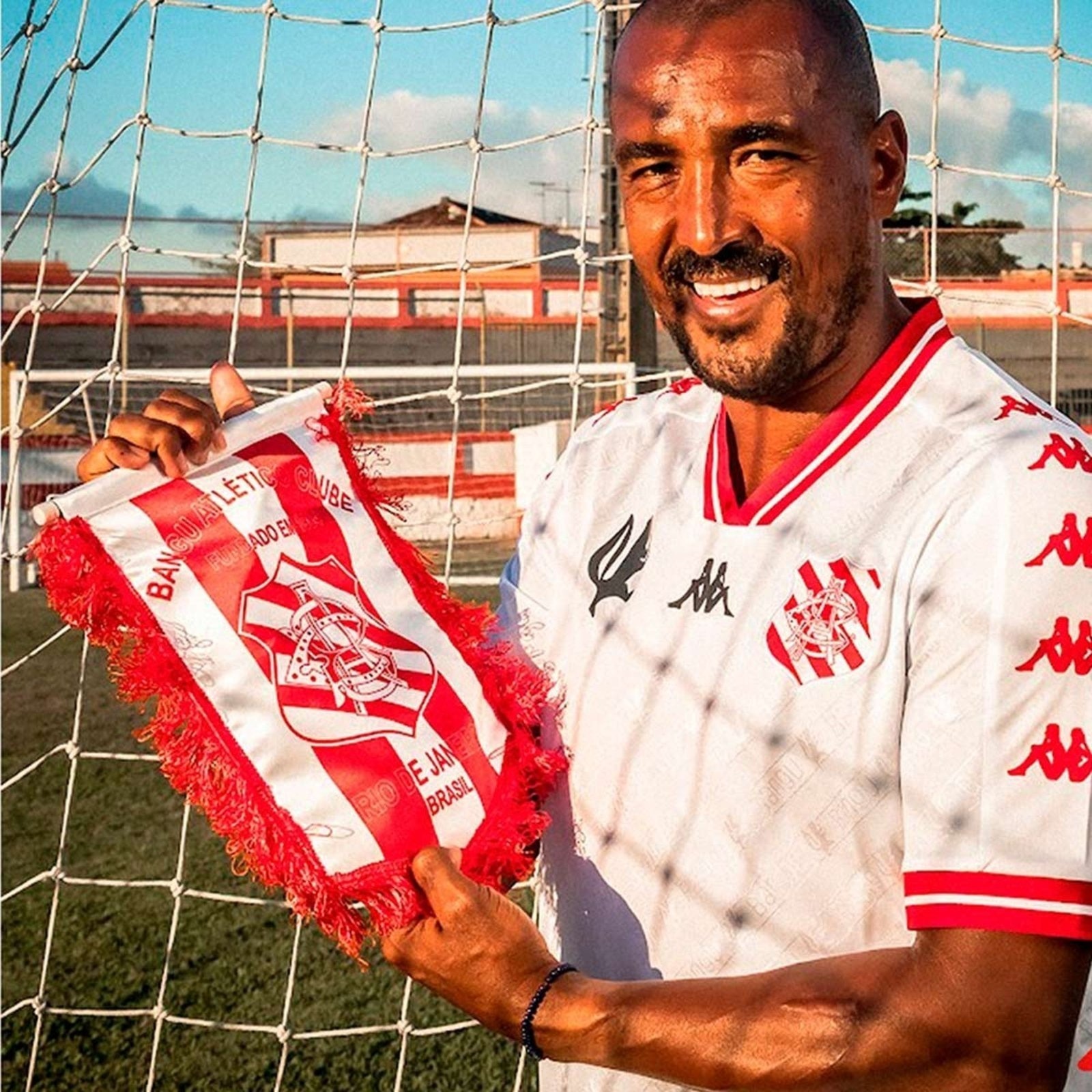 Imagem principal Camisa Kappa Bangu II 2025 Branca Kappa branco