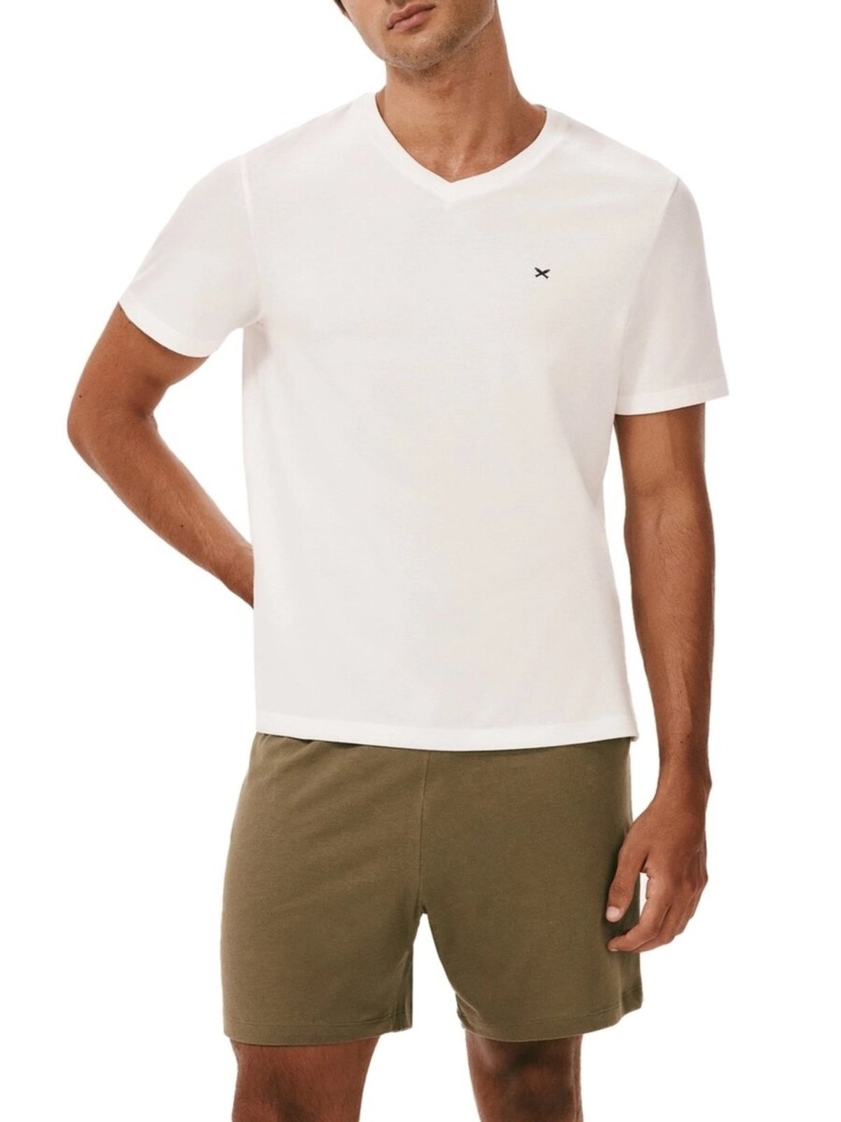 Imagem principal Pijama Masculino Curto Hering 7613 Hering branco