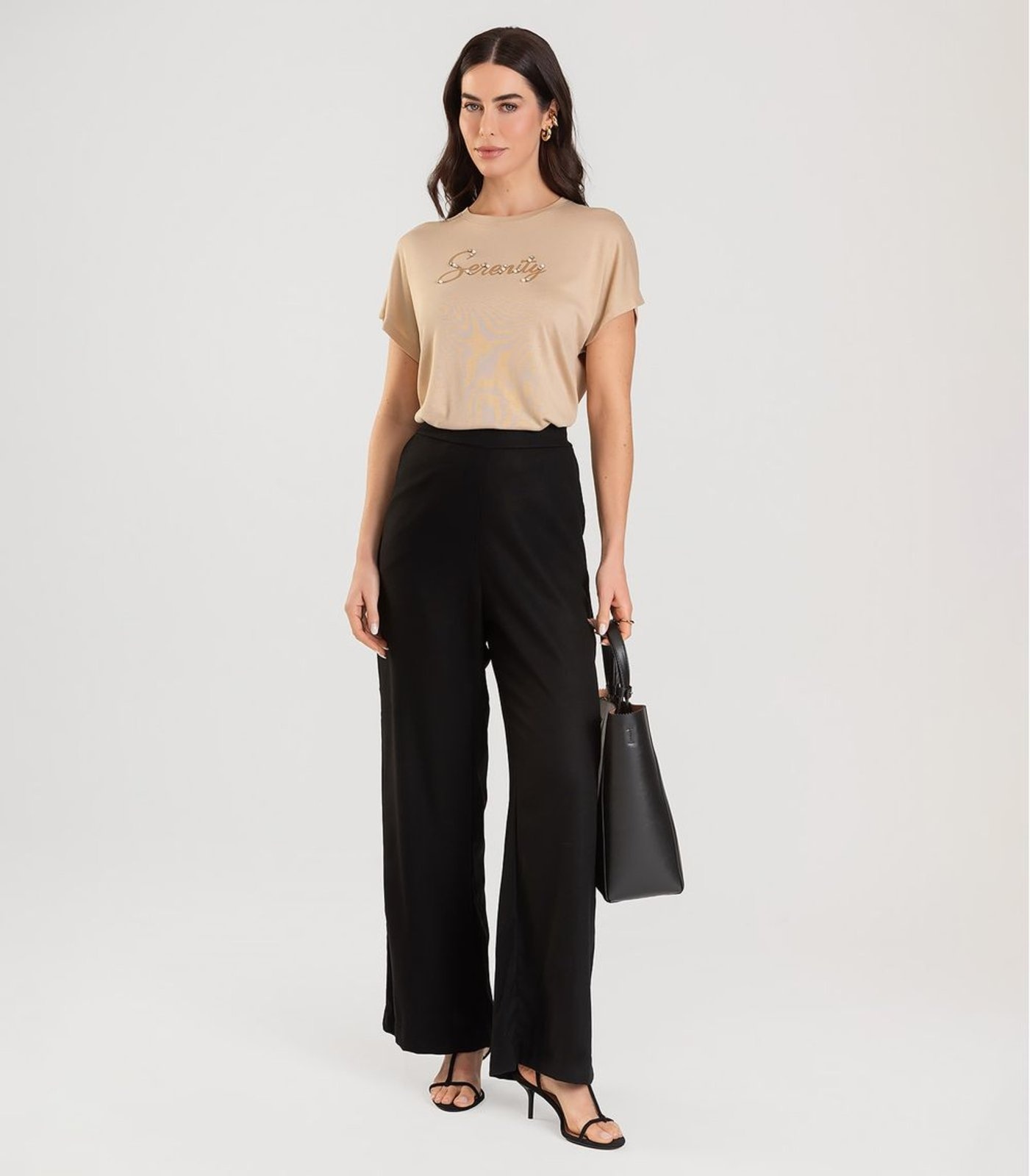 Imagem principal Calça Pantalona Feminina Dianna Dianna preto