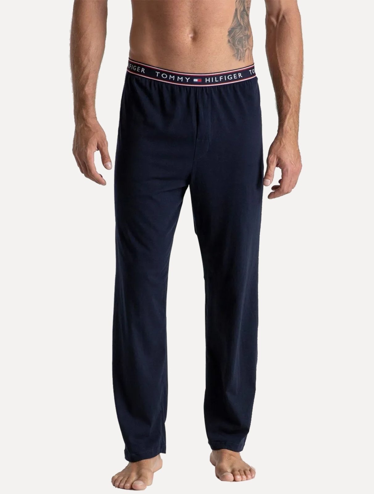 Imagem principal Calça Tommy Hilfiger Sleepwear Lounge Logo Tommy Hilfiger azul marinho