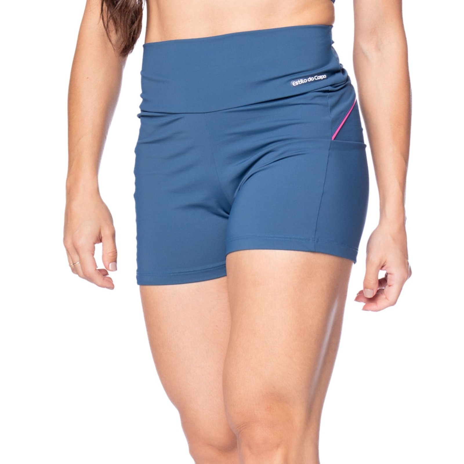 Imagem principal Short Feminino Estilo do Corpo Powerfit Rosa Estilo Do Corpo azul