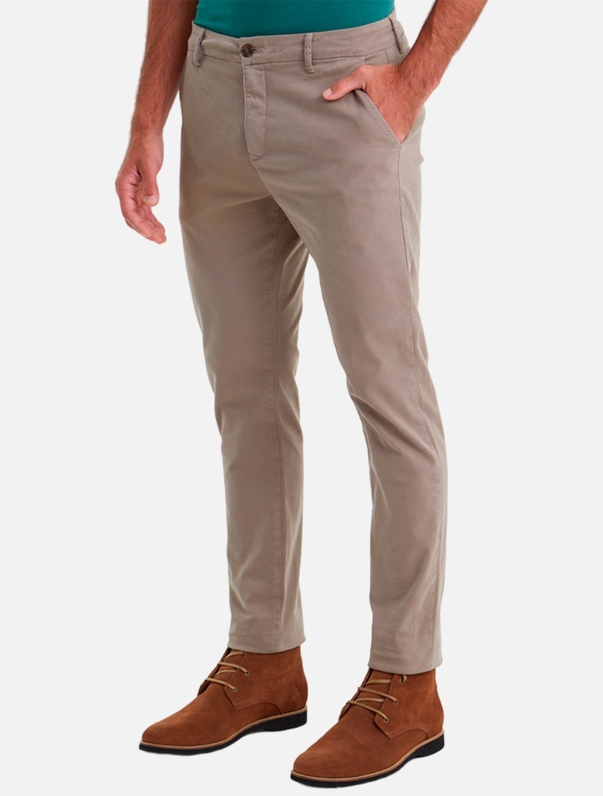 Imagem principal Calça Original Penguin Chino Sarja BPBF0020 Kaki Escura Penguin cáqui kaki