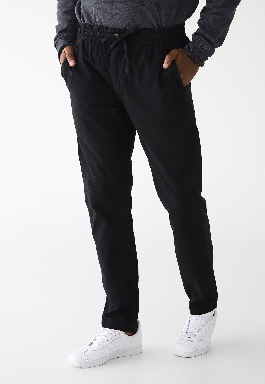 Imagem principal Calça Sarja Colcci Slim Amarração Preta Colcci preto