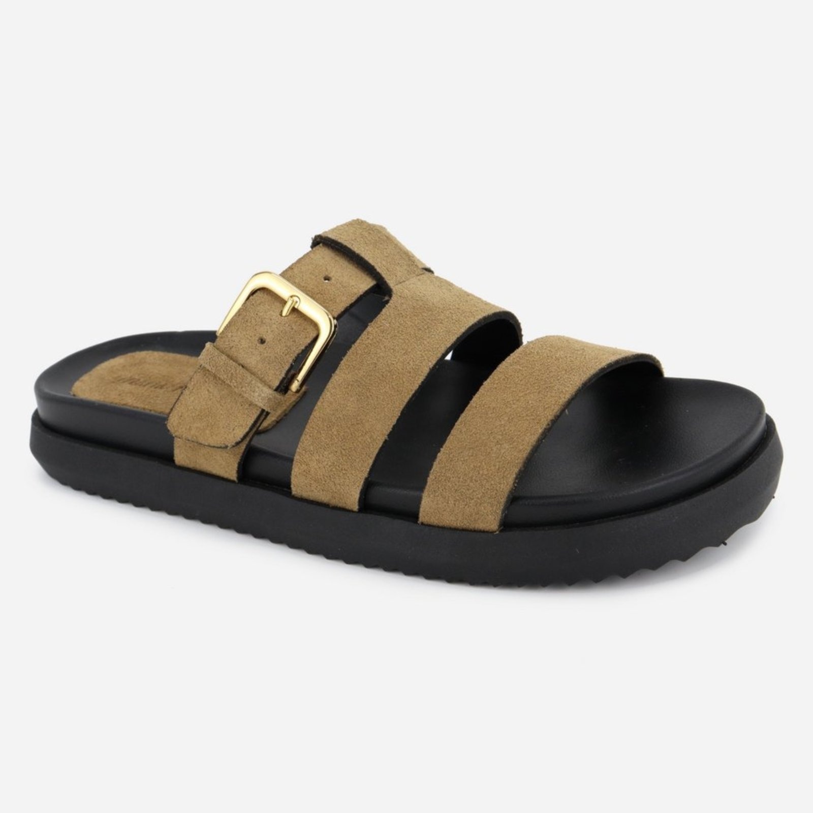 Imagem principal Sandália Rasteiria Couro Maria Paula Solado Confort Calce Fácil MARIA PAULA marrom