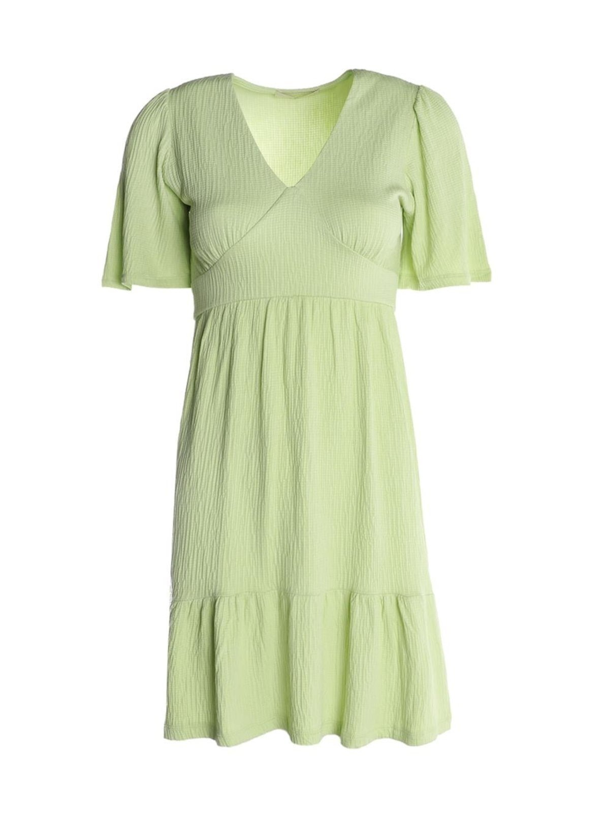 Imagem principal Vestido Malha Curto Manga Sino Autentique Feminino Autentique verde