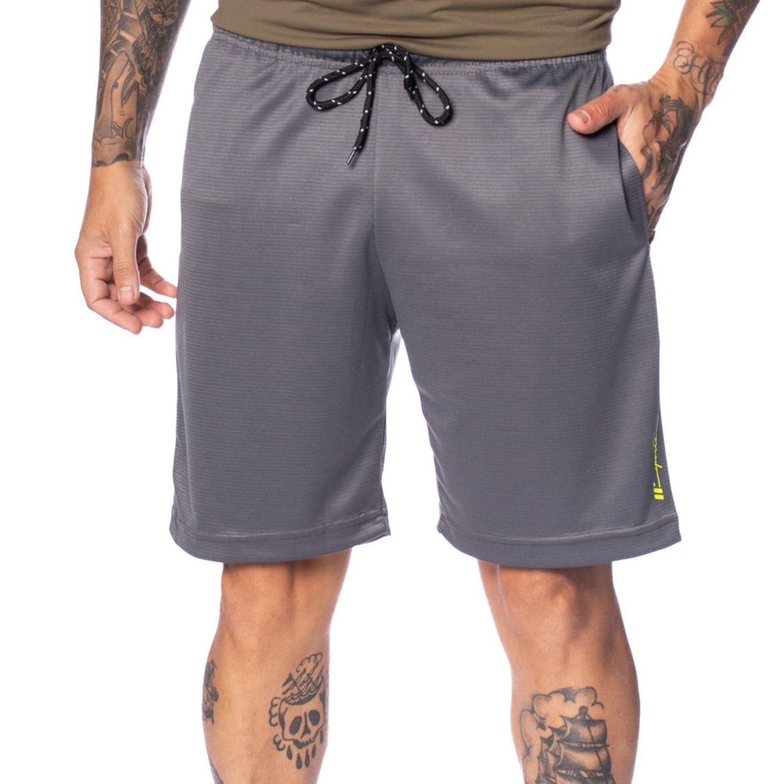 Imagem principal Bermuda Masculina Ninety Eight N-Dry Cintura Média Ninety Eight cinza