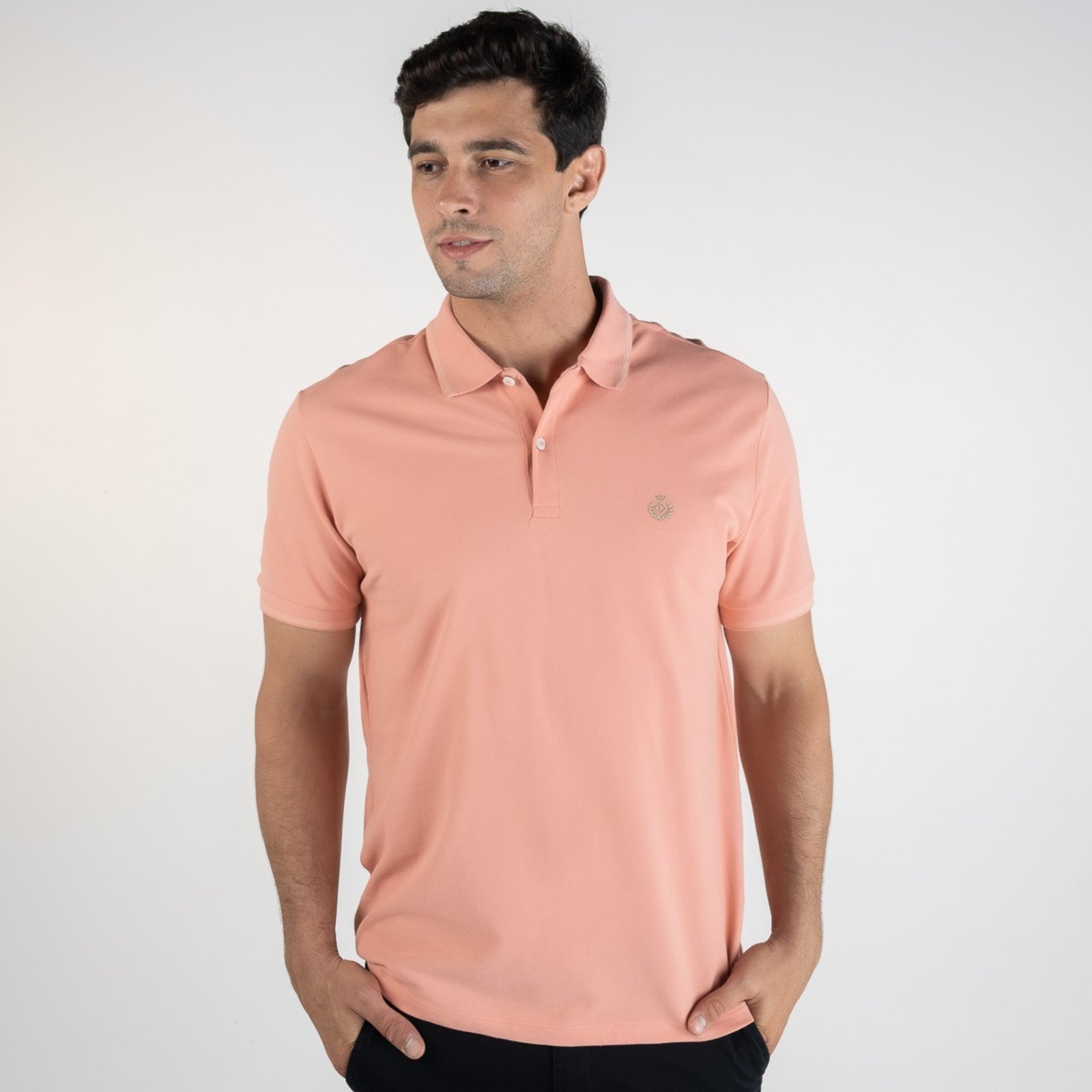 Imagem principal Camisa Polo Forum Friso Salmão Forum rosa