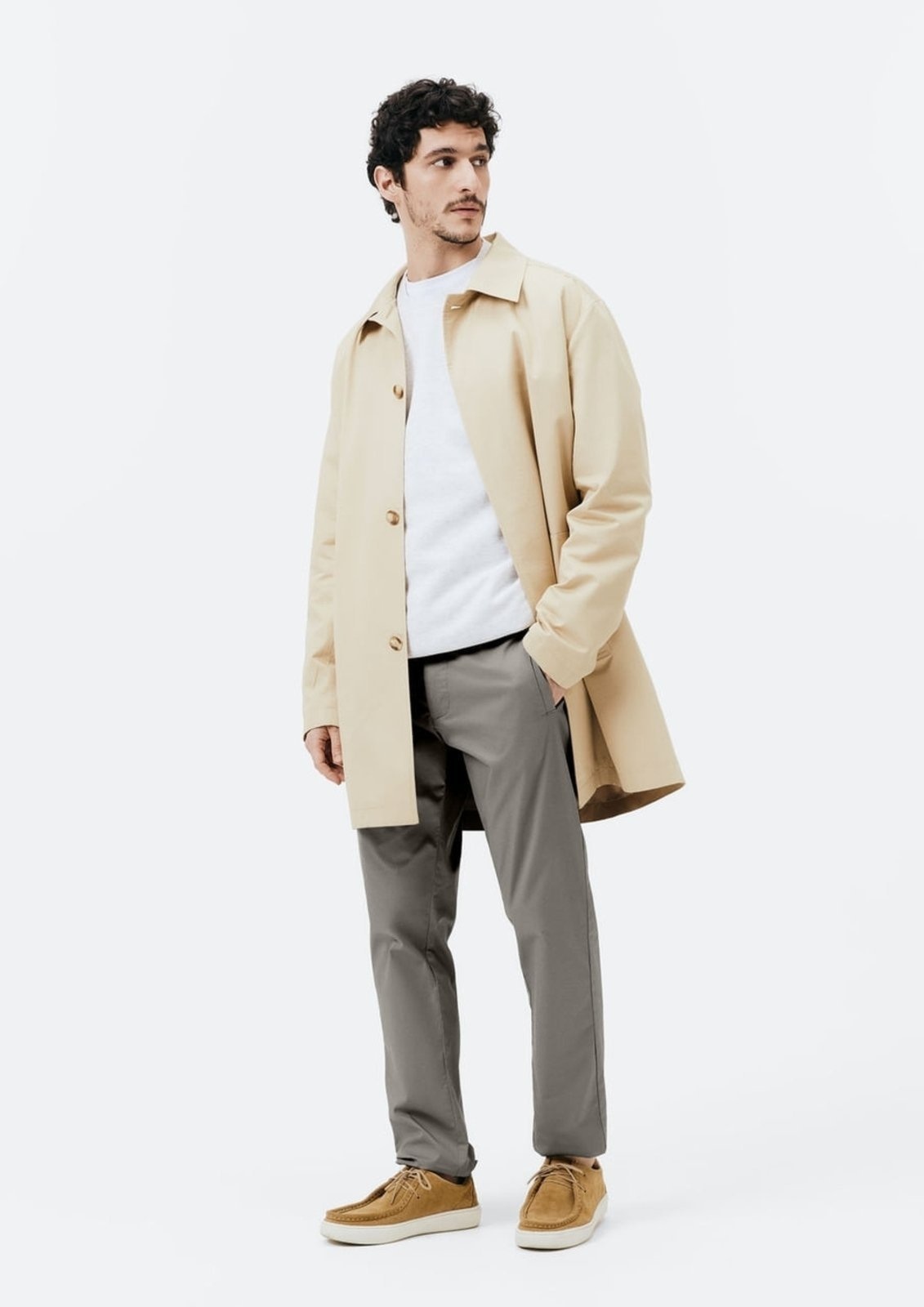 Imagem principal Calça Masculina Slim Em Sarja Empapelada Hering grafite