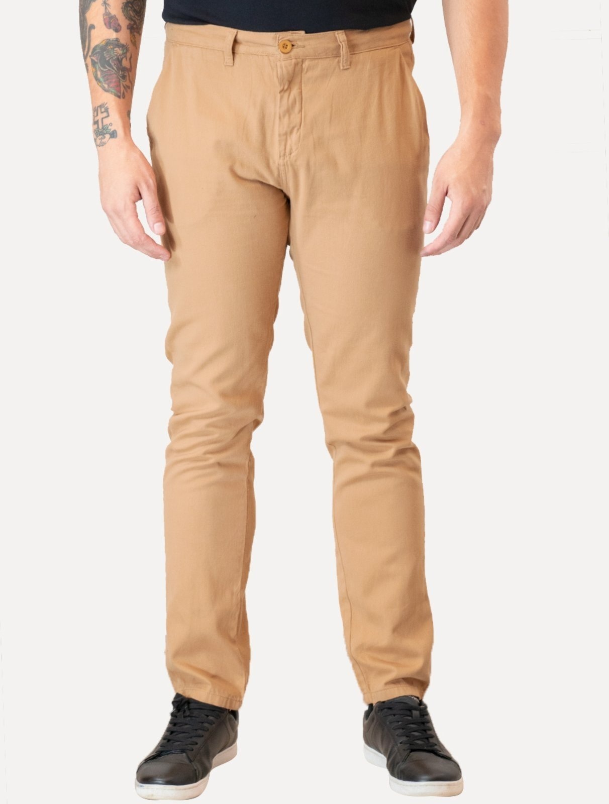 Imagem principal Calça Guess Masculina Chino Stretch 1981 Guess cáqui