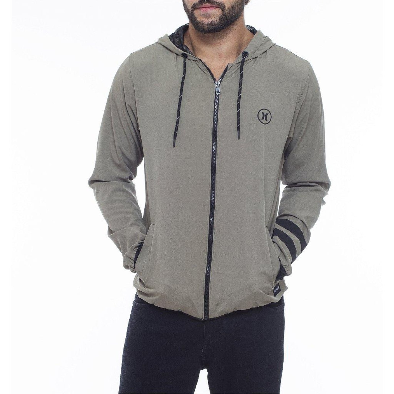 Imagem principal Jaqueta Hurley Block Party WT23 Oversize Masculina Caqui hurley bege caqui