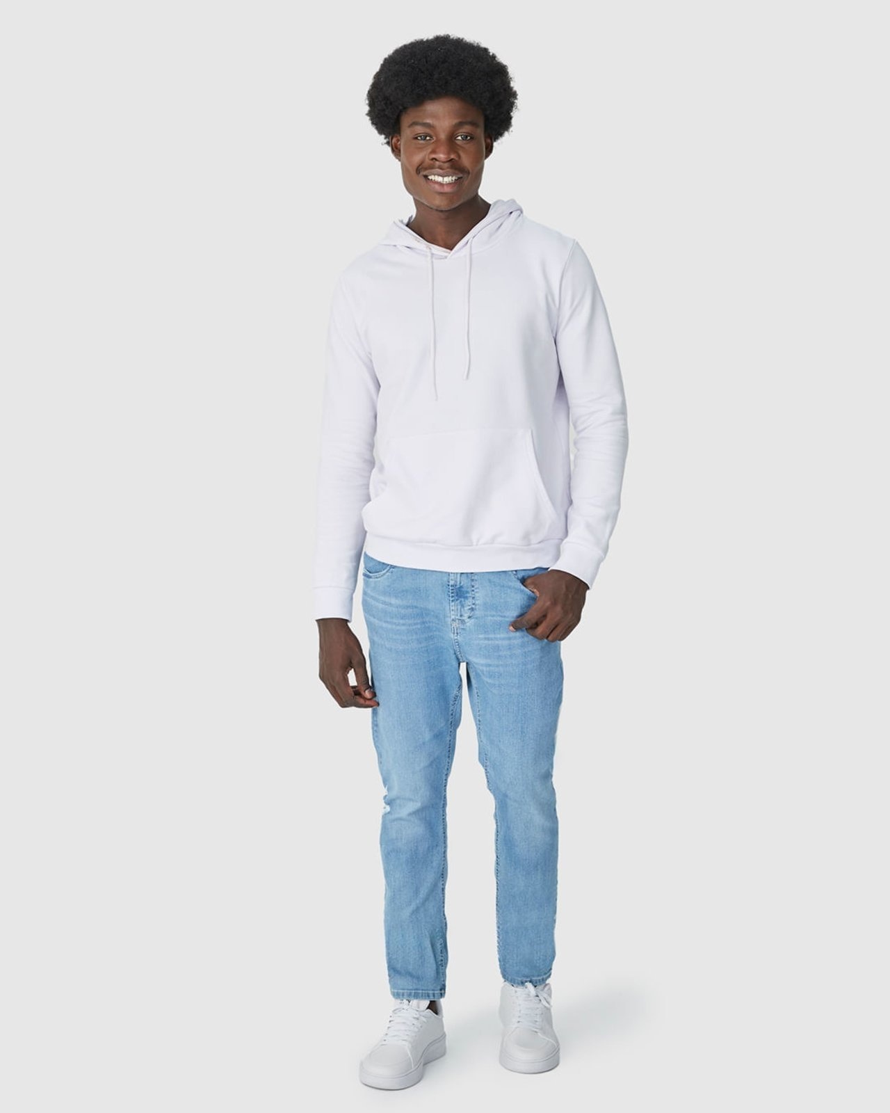 Imagem principal Calça Masculina Skinny Com Puídos Em Flex Jeans Malwee azul