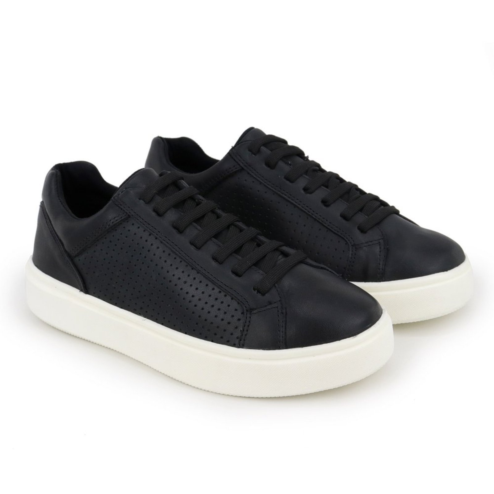 Imagem principal Tênis Casual Masculino Em Couro Macio Elegante Nine4 preto