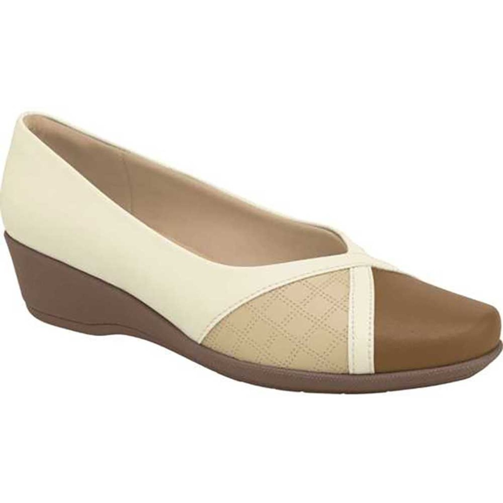 Imagem principal Sapatilha Feminino Piccadilly Bico Quadrado Piccadilly off-white