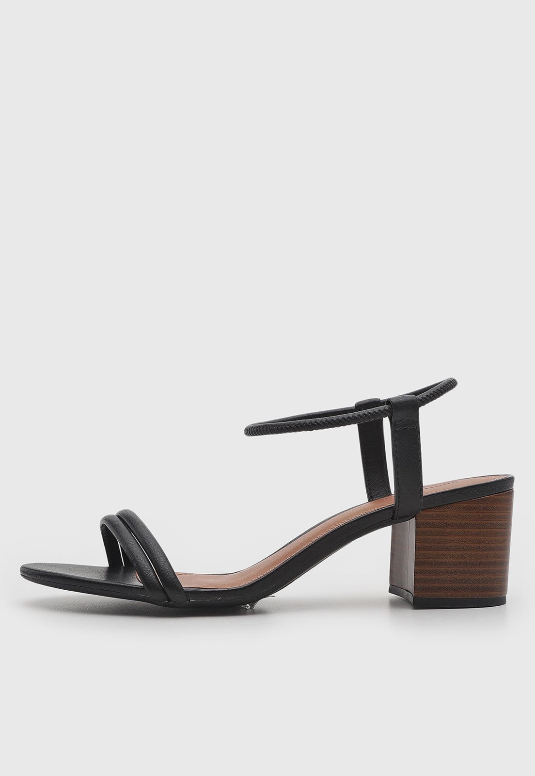 Imagem principal Sandália Feminina Santa Lolla Salto Bloco Média Preta Santa Lolla preto