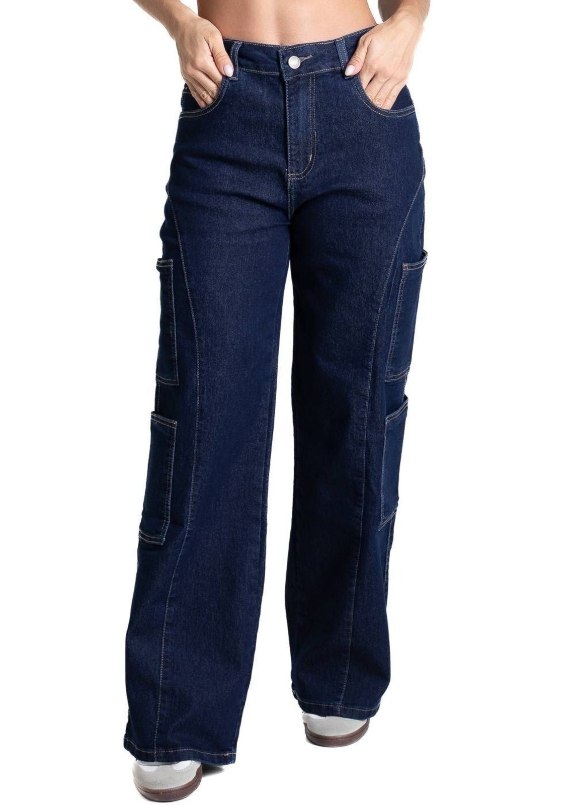 Imagem principal Calça Jeans Sawary Wide Leg Petit - 281899 Sawary azul