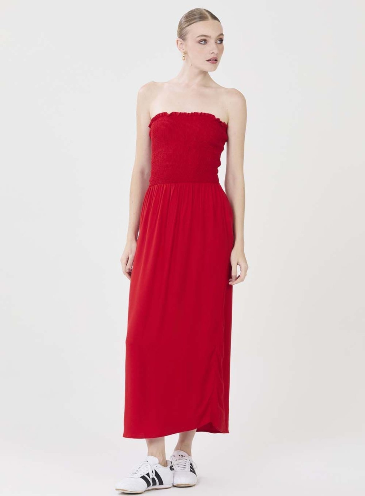 Imagem principal Vestido Comfort com Detalhe Lastex Colcci CLC Sparkly Colcci CLC vermelho