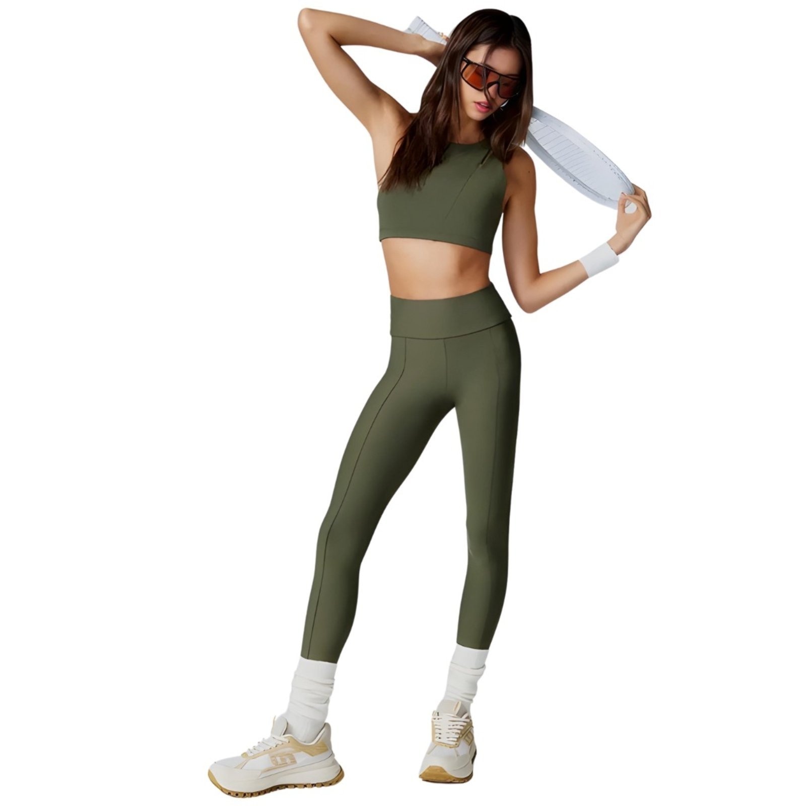 Imagem principal Calça Legging Confy Colcci Sport Colcci verde militar