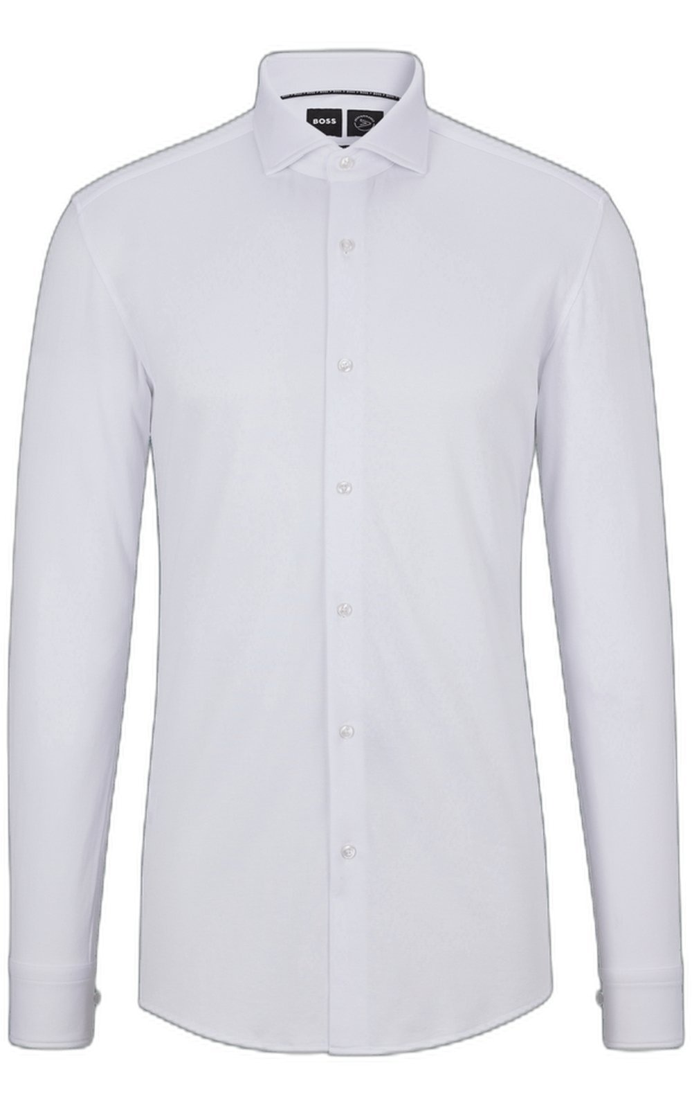 Imagem principal Camisa Slim Fit Em Jersey Estruturada De Desempenho Boss branco