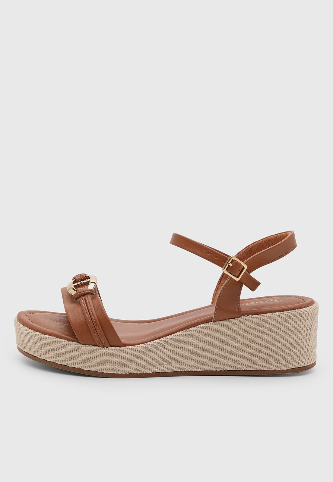 Imagem principal Sandália Feminina cê Salto Médio BEBECÊ caramelo